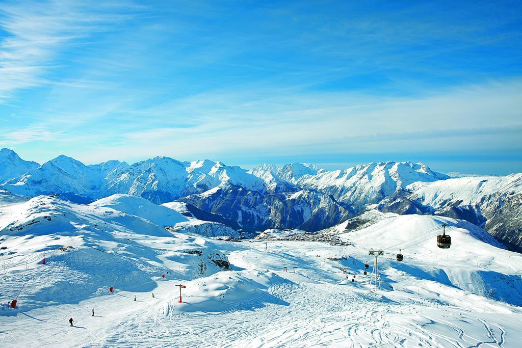 Hotel Club Mmv Les Bergers **** Alpe d'Huez Bagian luar foto