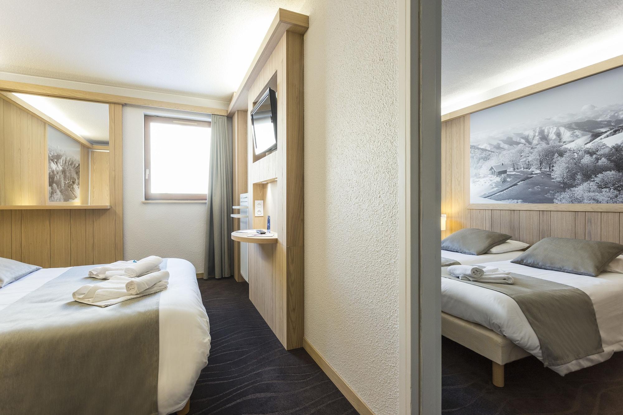 Hotel Club Mmv Les Bergers **** Alpe d'Huez Bagian luar foto