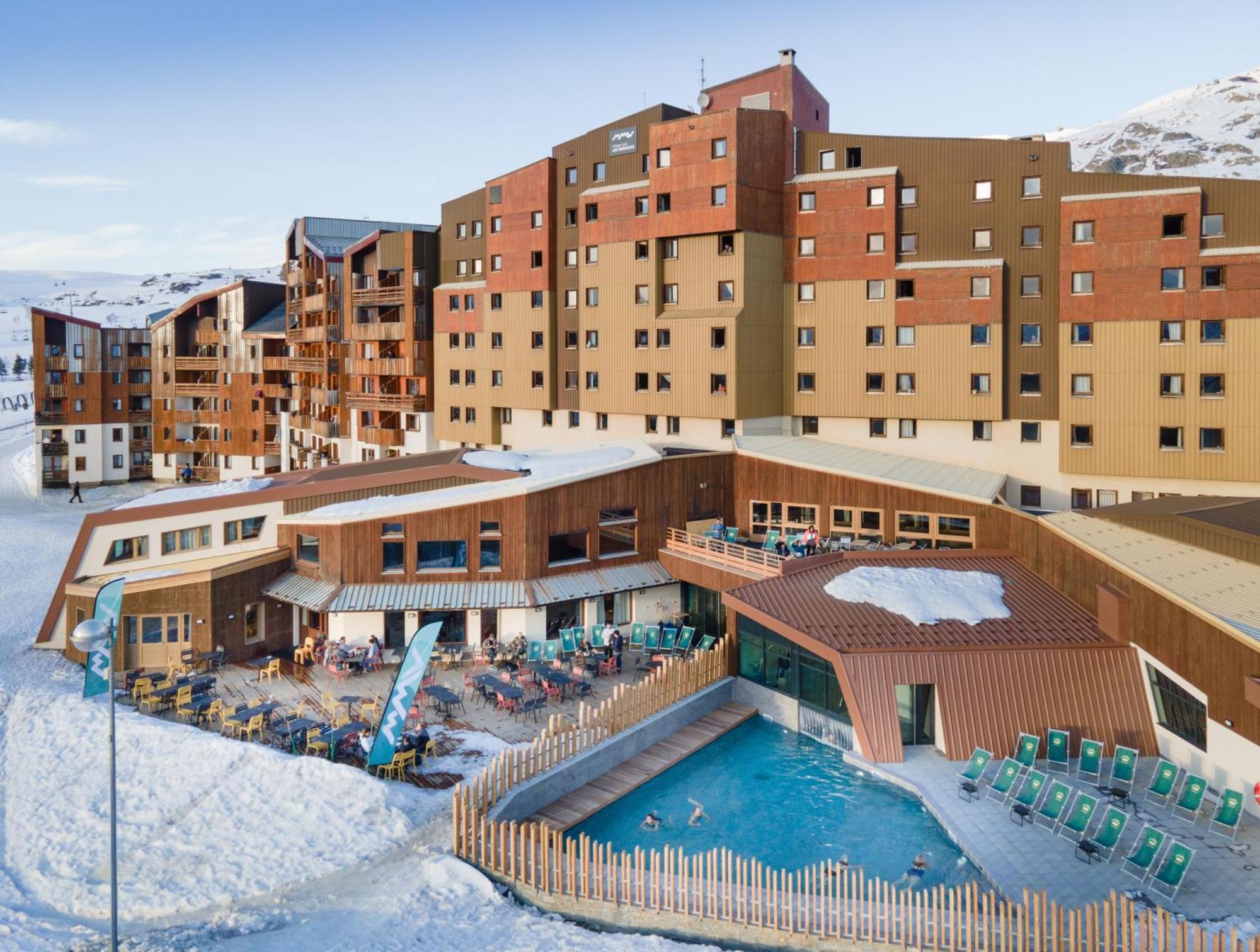 Hotel Club Mmv Les Bergers **** Alpe d'Huez Bagian luar foto