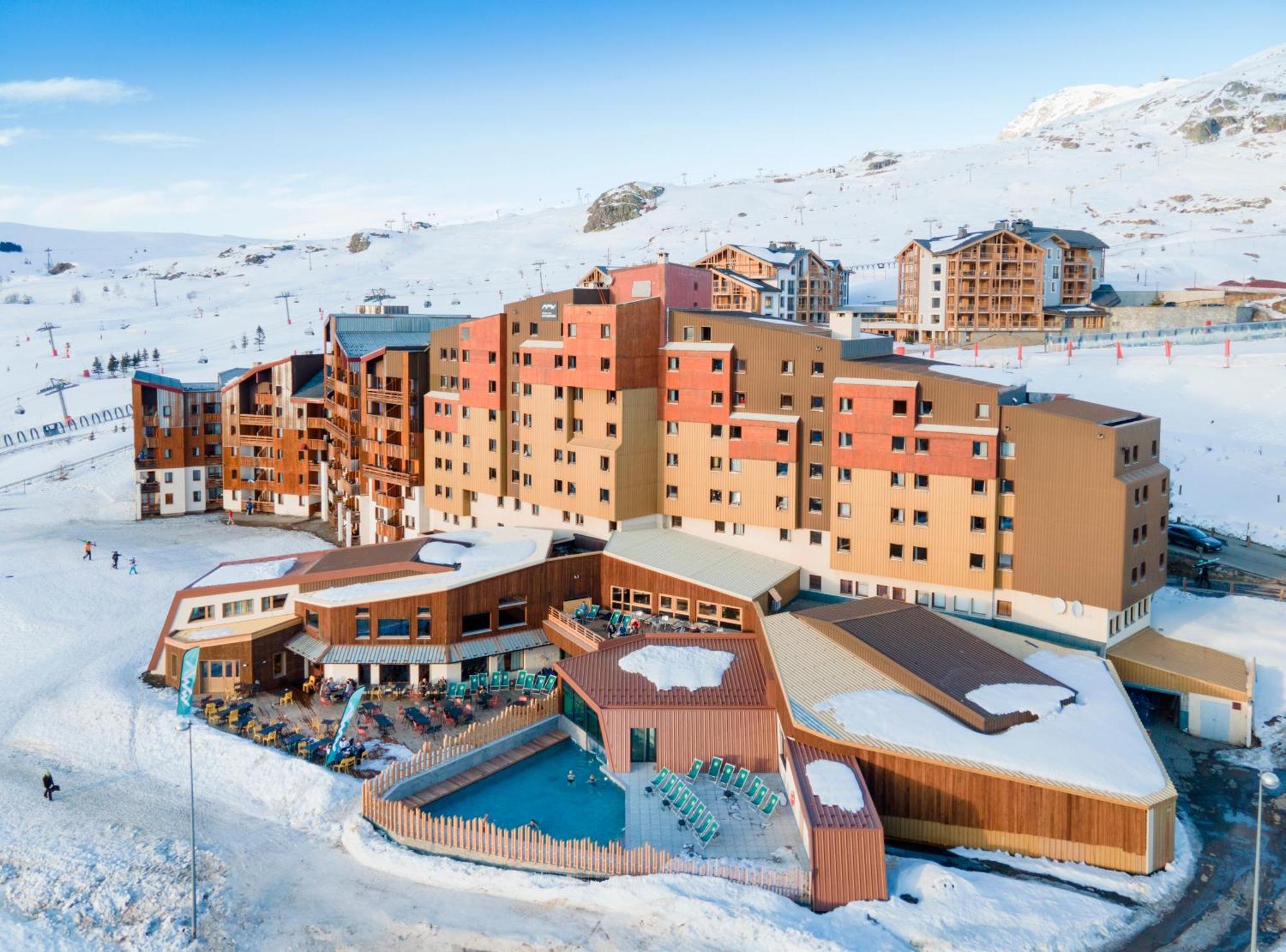 Hotel Club Mmv Les Bergers **** Alpe d'Huez Bagian luar foto