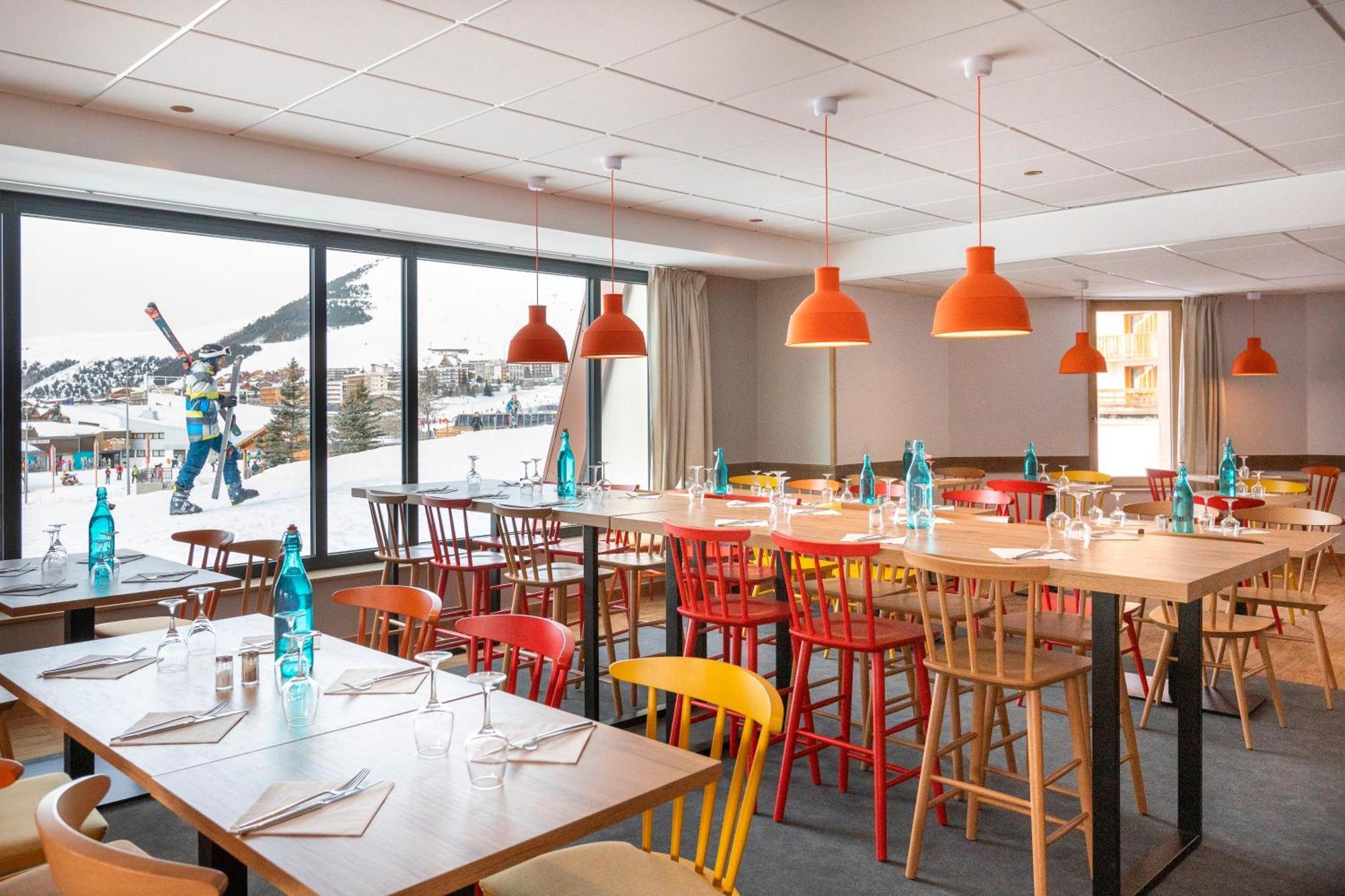 Hotel Club Mmv Les Bergers **** Alpe d'Huez Bagian luar foto