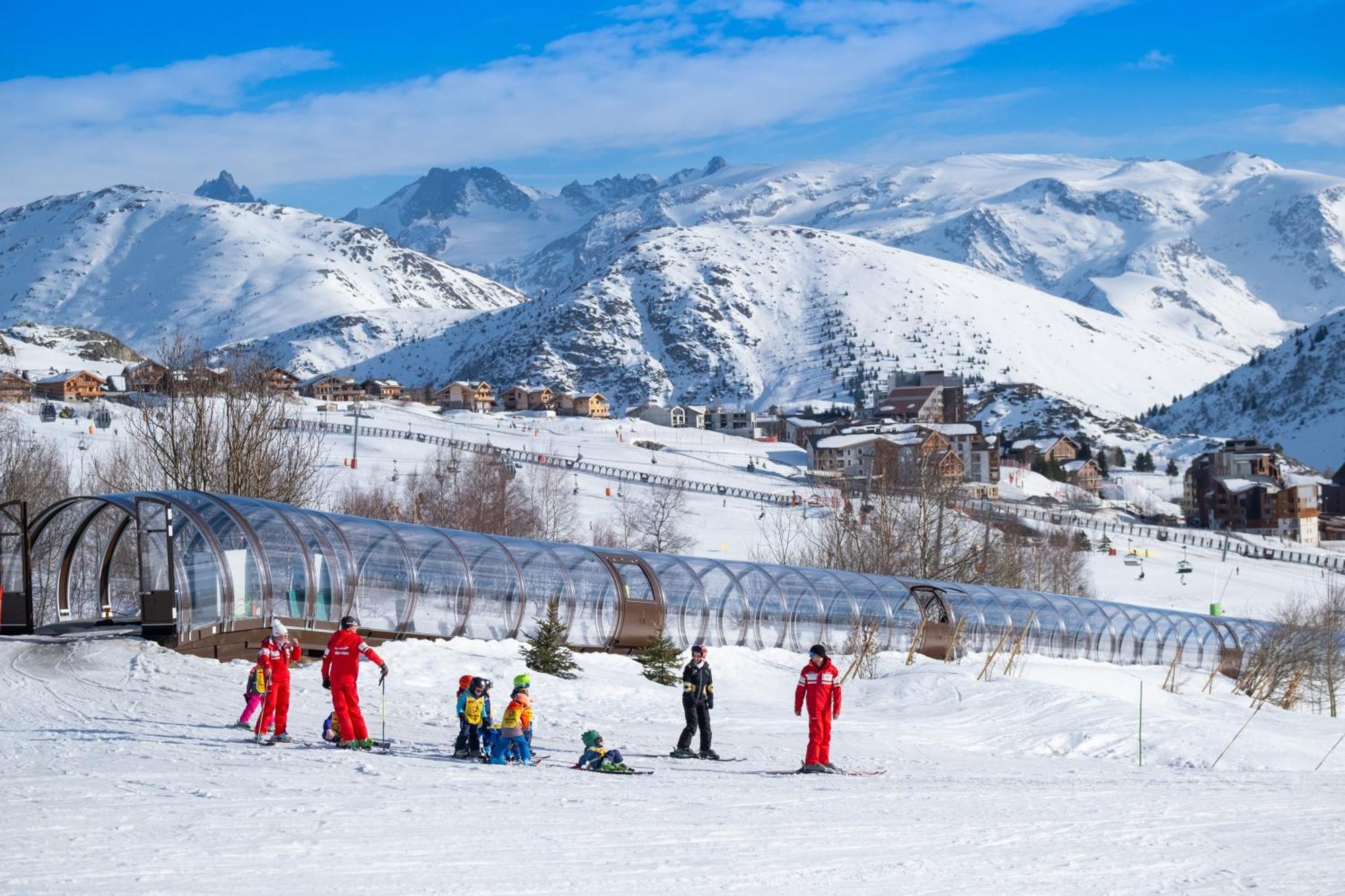 Hotel Club Mmv Les Bergers **** Alpe d'Huez Bagian luar foto