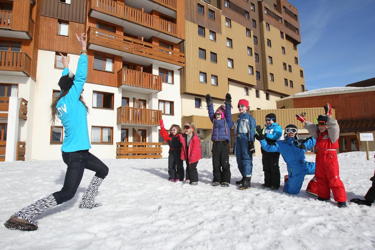 Hotel Club Mmv Les Bergers **** Alpe d'Huez Bagian luar foto