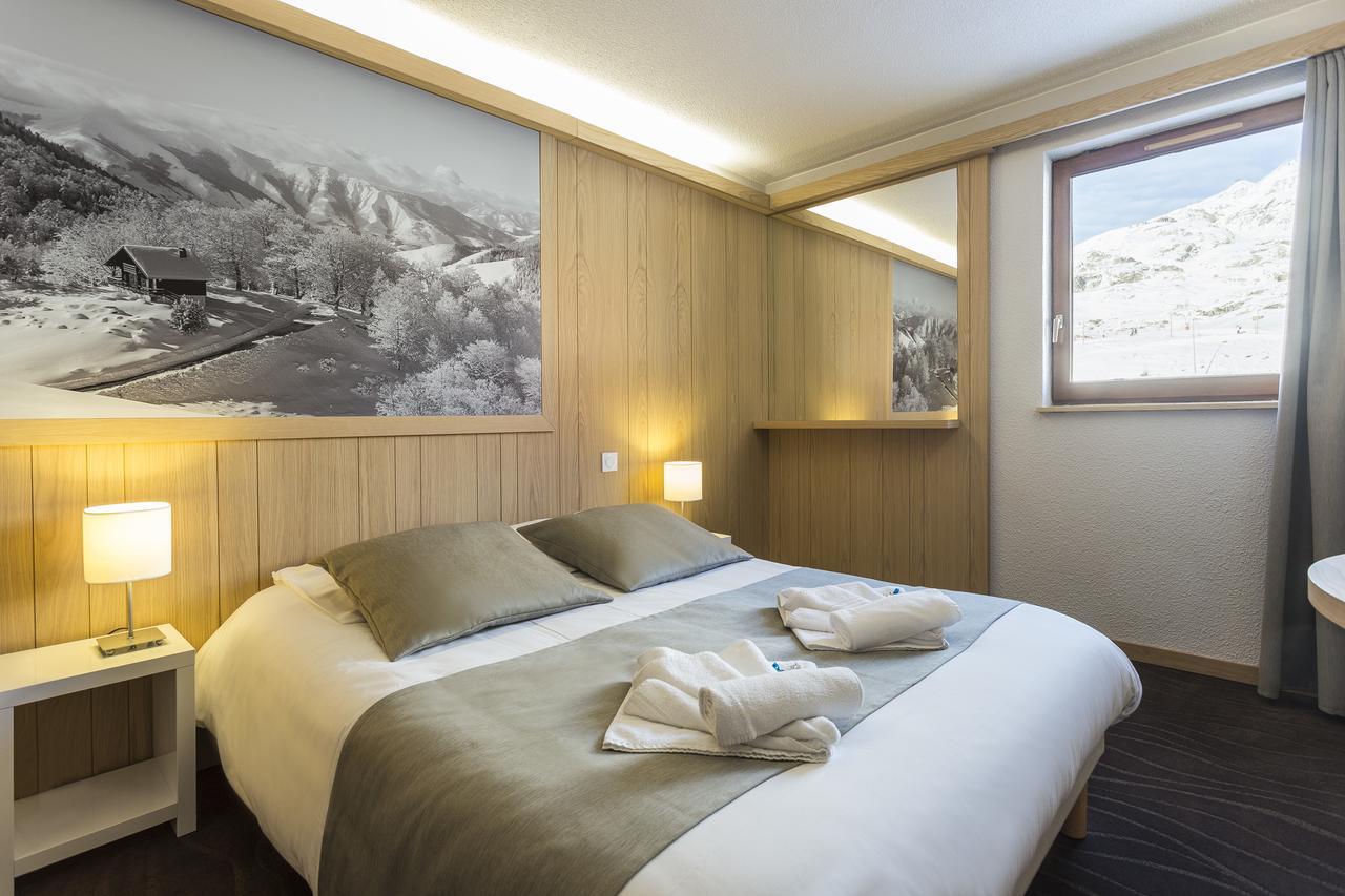 Hotel Club Mmv Les Bergers **** Alpe d'Huez Bagian luar foto